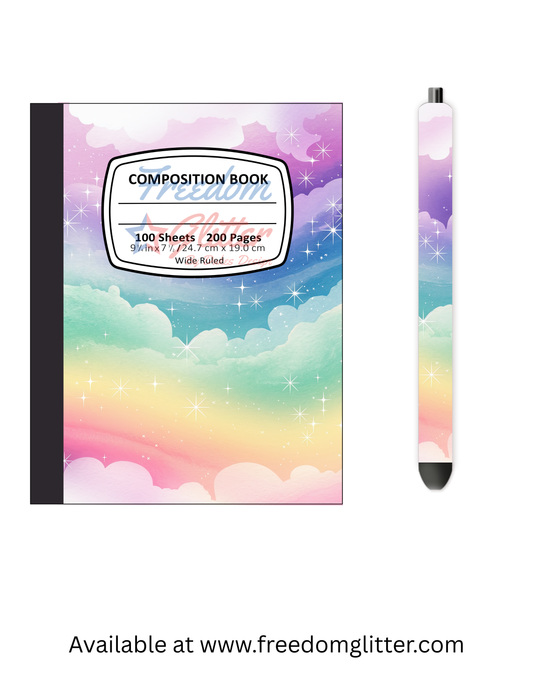 Rainbow Pastel 3 Notebook Cover