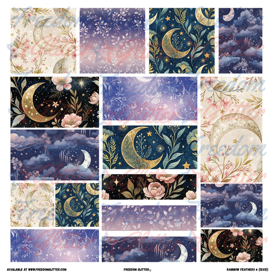 Patchwork Elements - Celestial Skies 2 (Printed Vinyl)