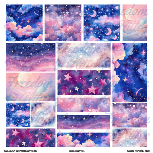 Patchwork Elements - Dreamy Galaxy (Printed Vinyl)