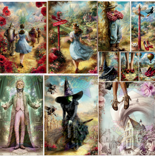 Mixed Image Sheet - Path to the Emerald Wizard 2 (Printed Vinyl)