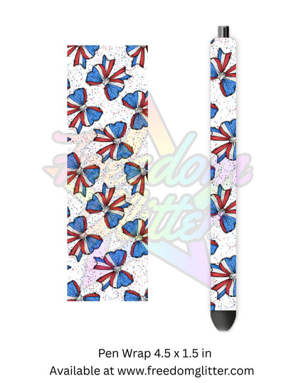 Patriotic Bows (Printed Vinyl)