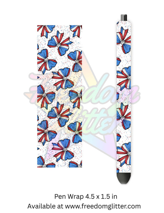 Patriotic Bows (Printed Vinyl)