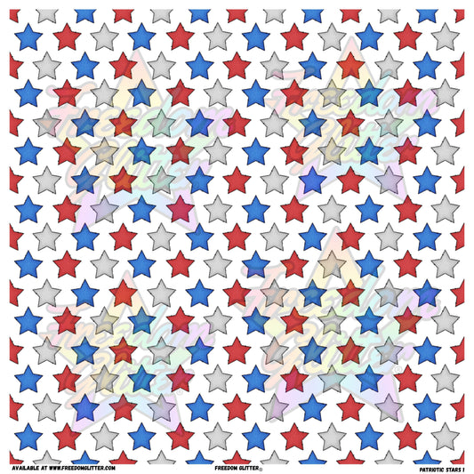 Patriotic Stars 1 (Printed Vinyl)