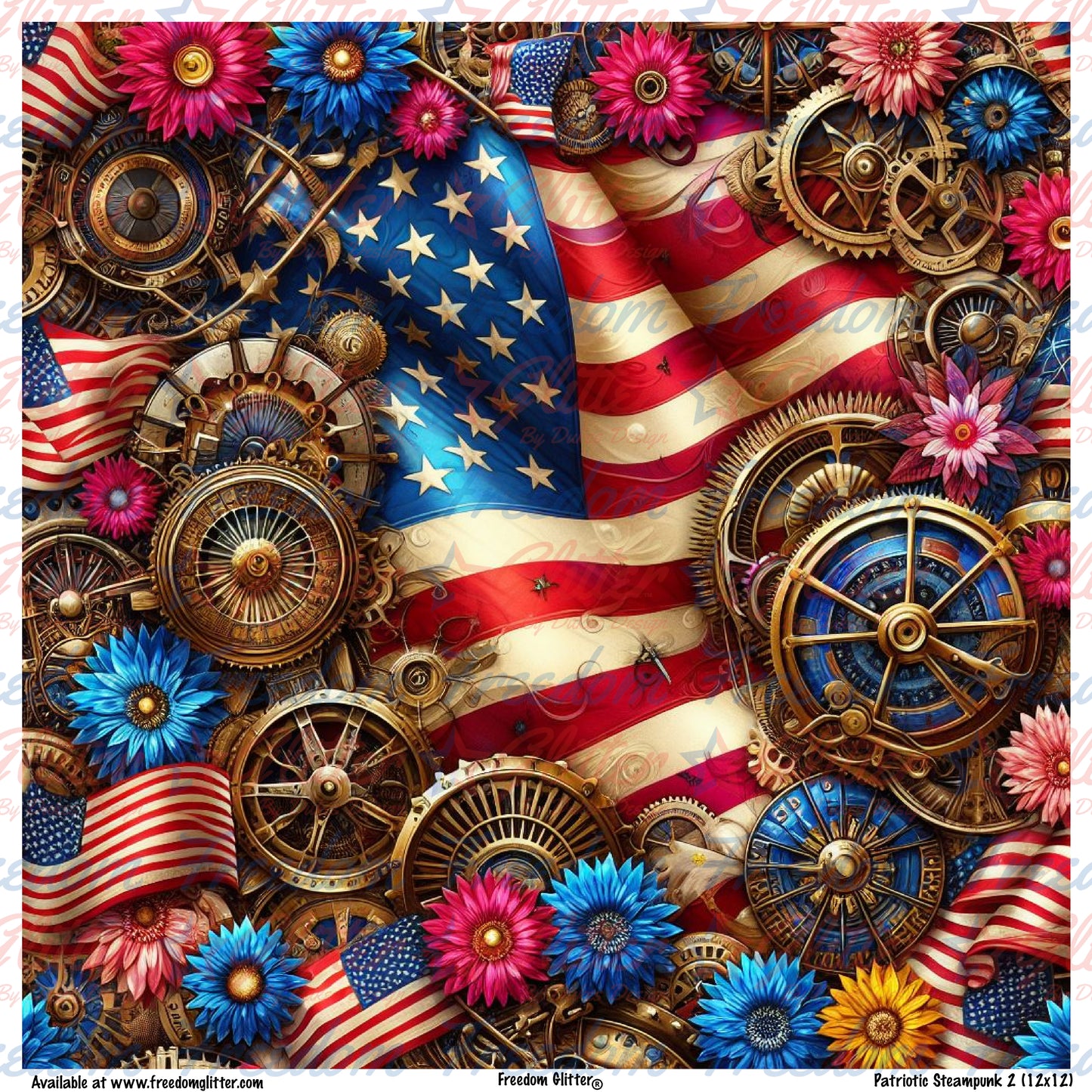 Patriotic Steampunk 2 (Printed Vinyl)