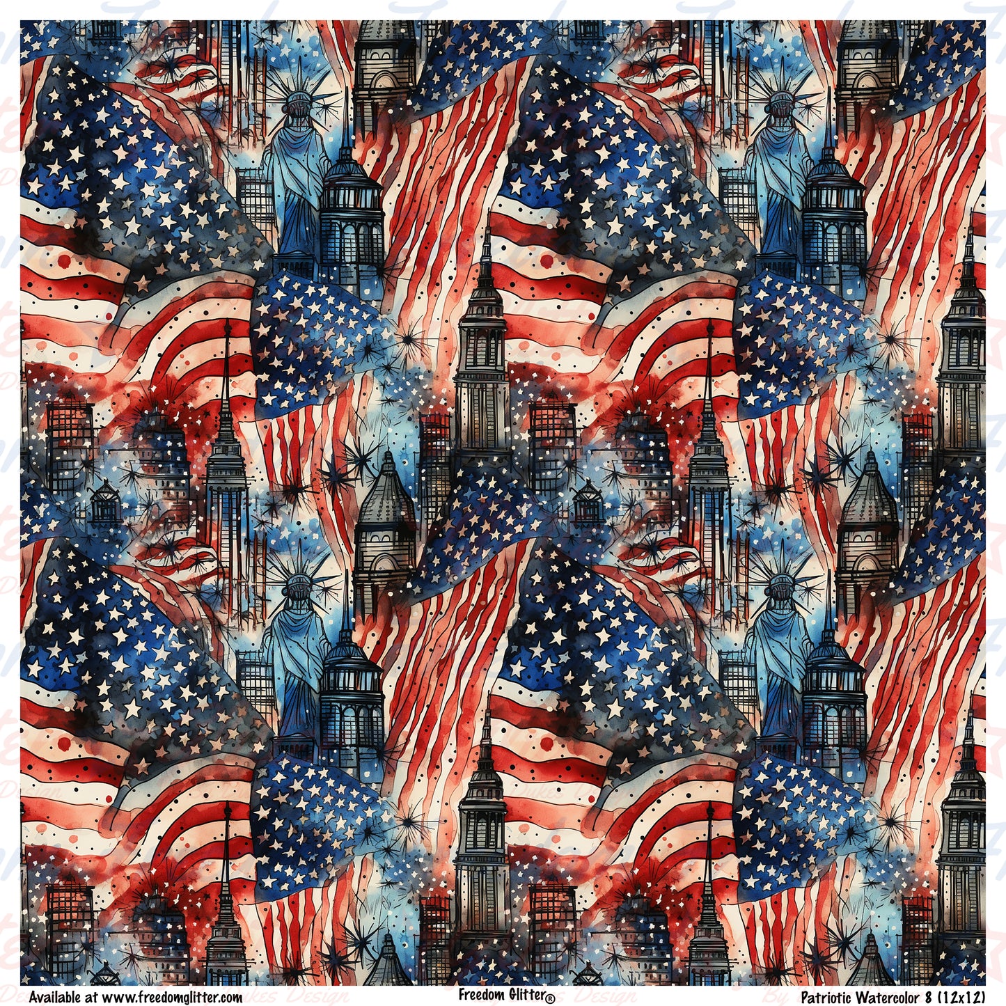 Patriotic 4 (Printed Vinyl)