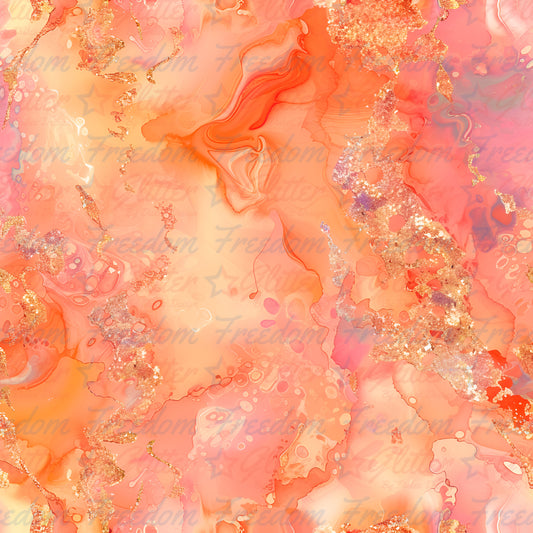 Peach Marble 1 (Printed Vinyl)