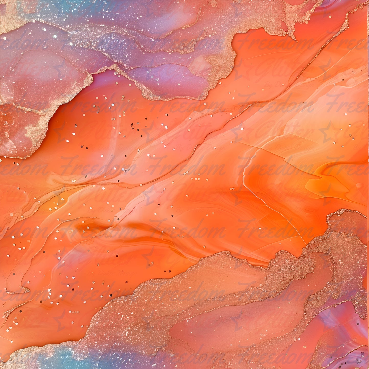 Peach Marble 2 (Printed Vinyl)