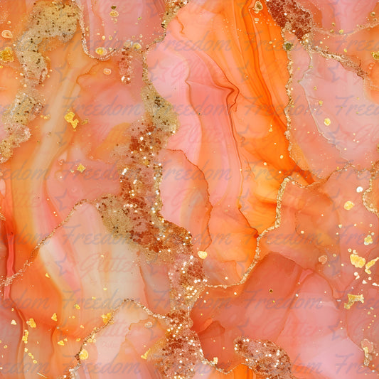 Peach Marble 3 (Printed Vinyl)