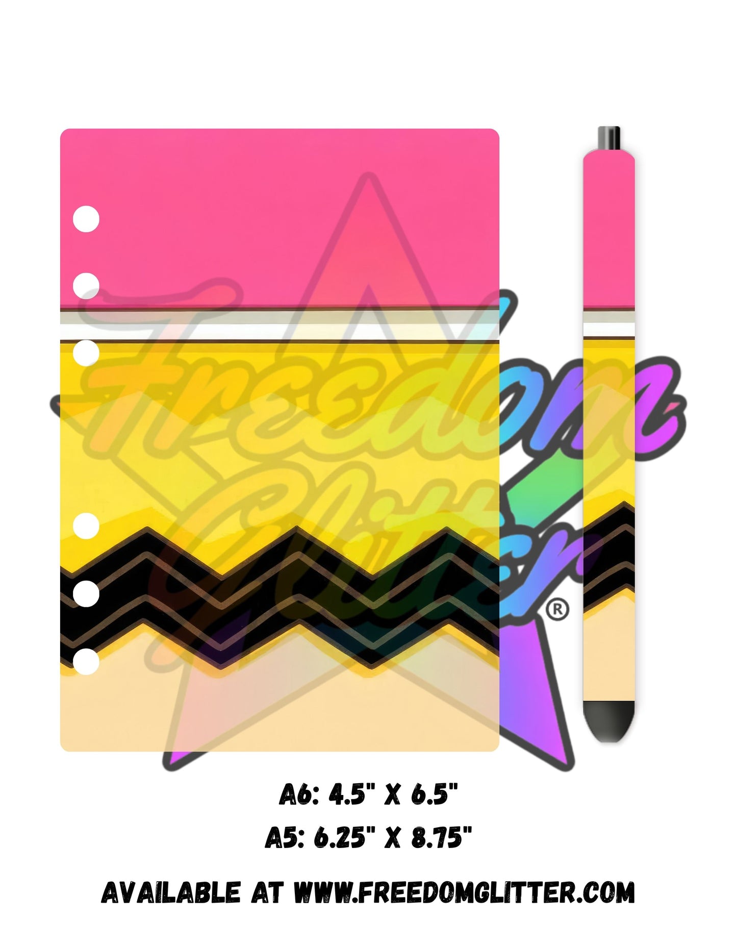 Pencil 2 Acrylic Notebook Cover