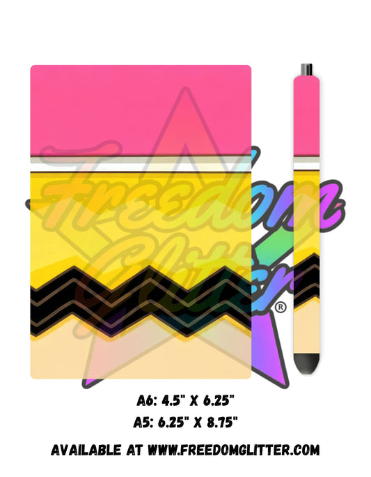 Pencil 2 Acrylic Notebook Cover