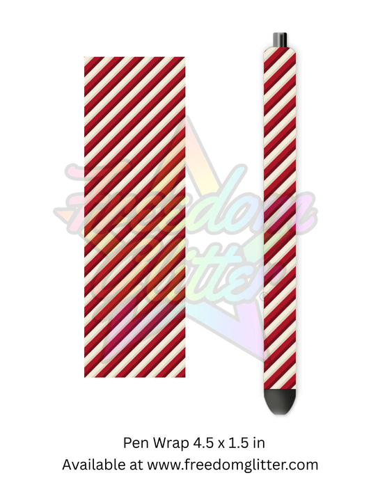 Peppermint Stripes (Printed Vinyl)