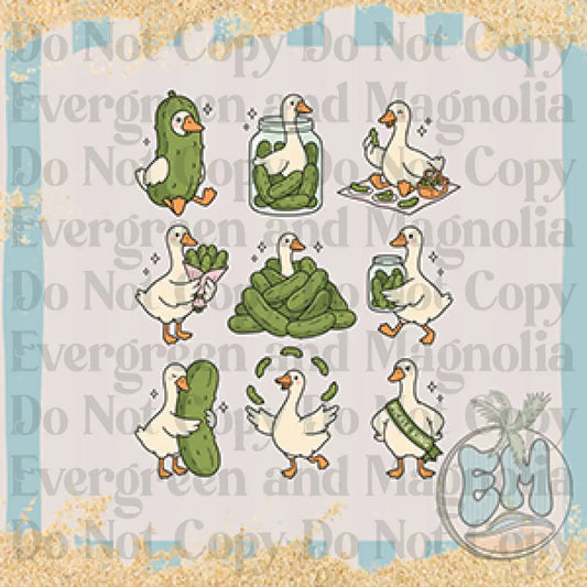 Pickle lover goose (stars)