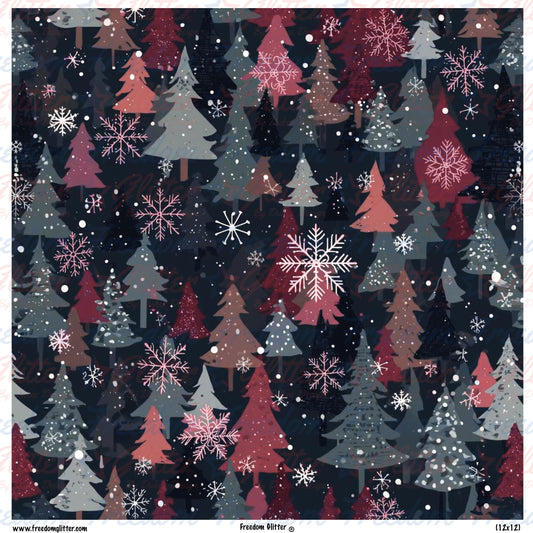 Pine Trees 1 (Printed Vinyl)