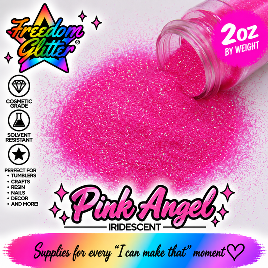 Pink Angel (Iridescent Glitter)
