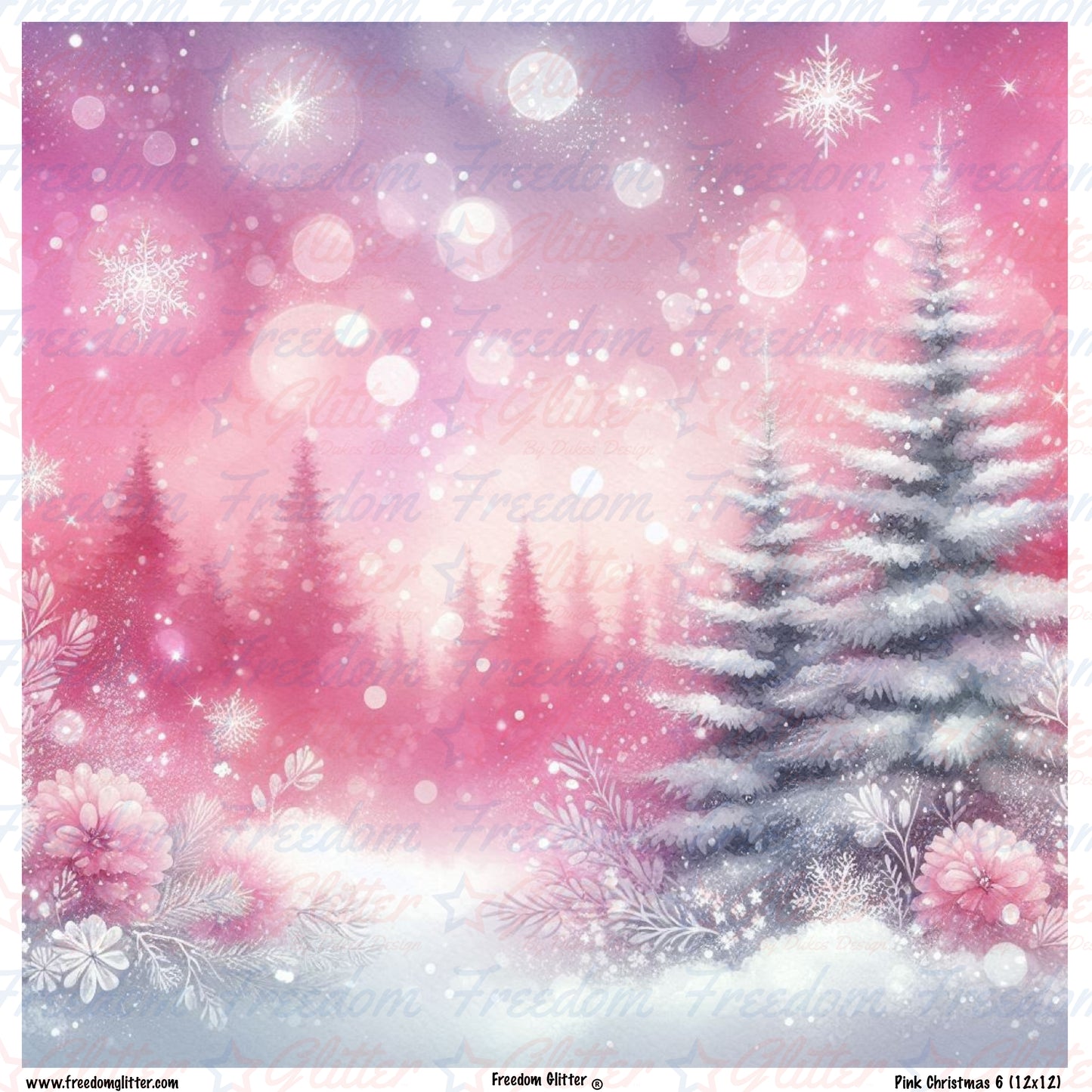 Pink Christmas 6 (Printed Vinyl)