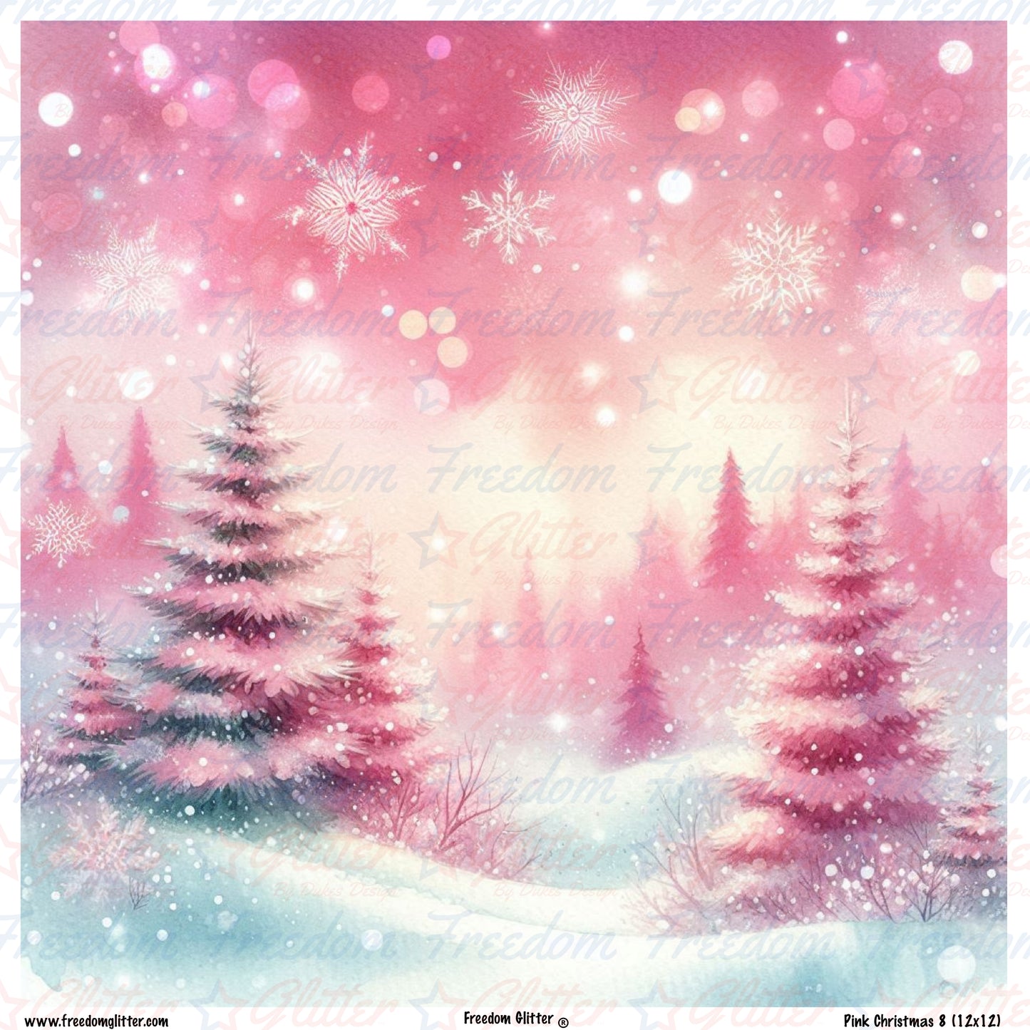 Pink Christmas 8 (Printed Vinyl)