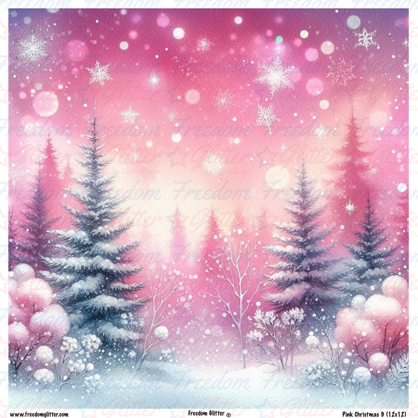 Pink Christmas 9 (Printed Vinyl)