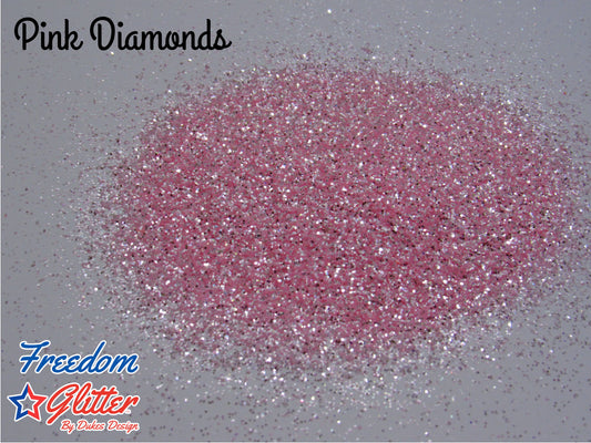 Pink Diamonds (High Sparkle Iridescent Glitter)