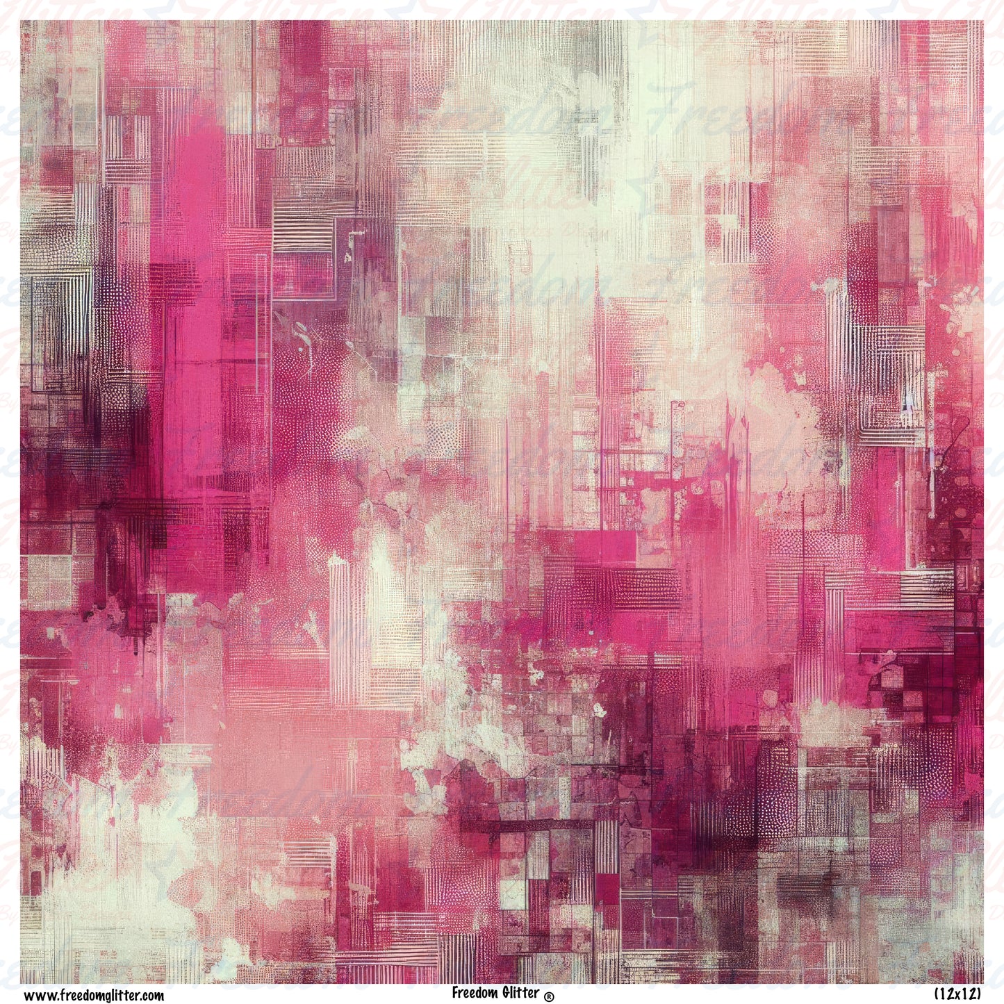 Pink Grunge 3 (Printed Vinyl)