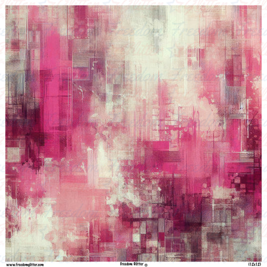 Pink Grunge 3 (Printed Vinyl)