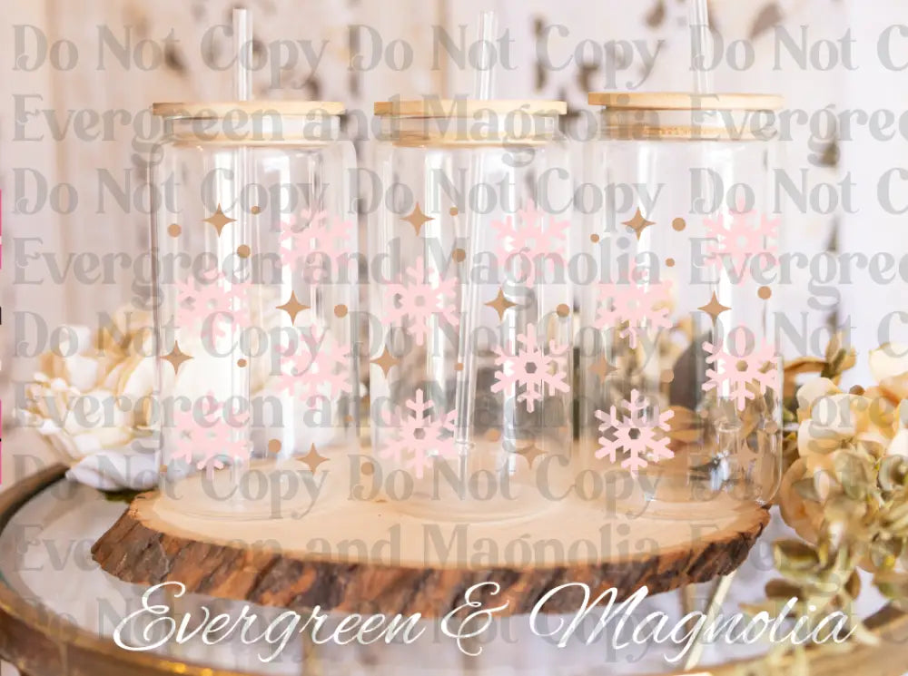Pink Snowflake PNG