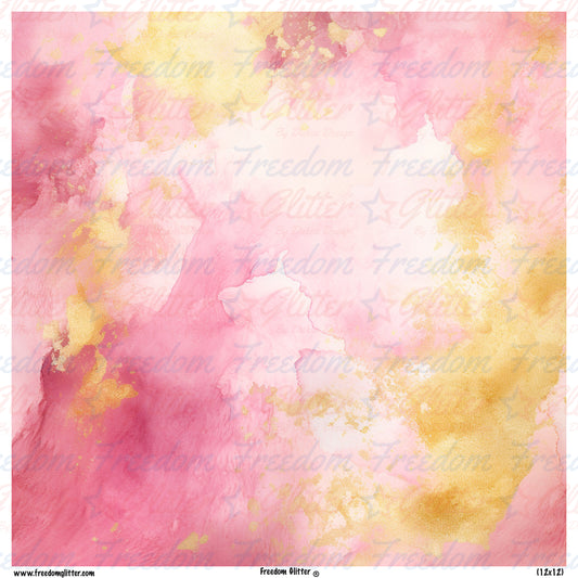 Pink & Gold 7 (Printed Vinyl)