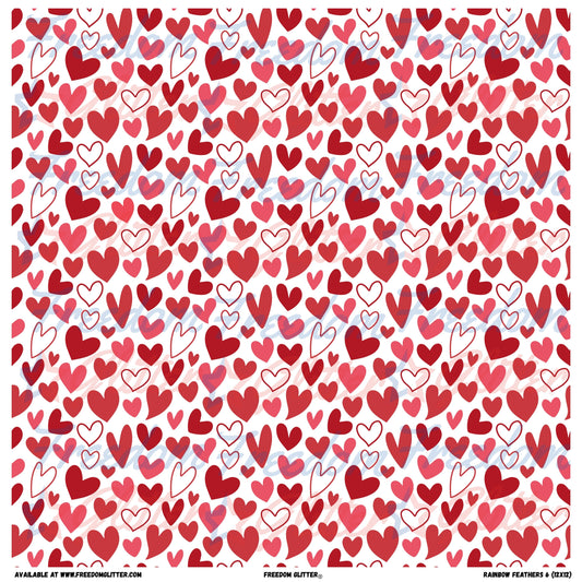 Pink & Red Hearts 1 (Printed Vinyl)