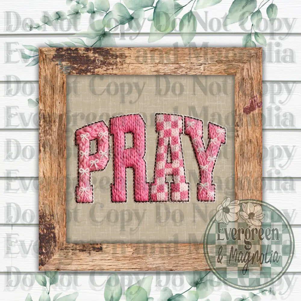 Pray Yarn Pink