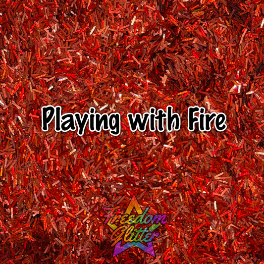 Playing with Fire (Holographic Tinsel Glitter)