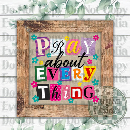 Pray About Everything Ransom