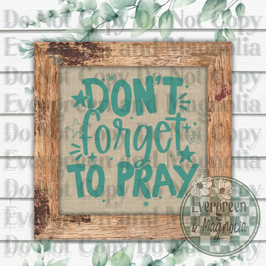 Pray (green)