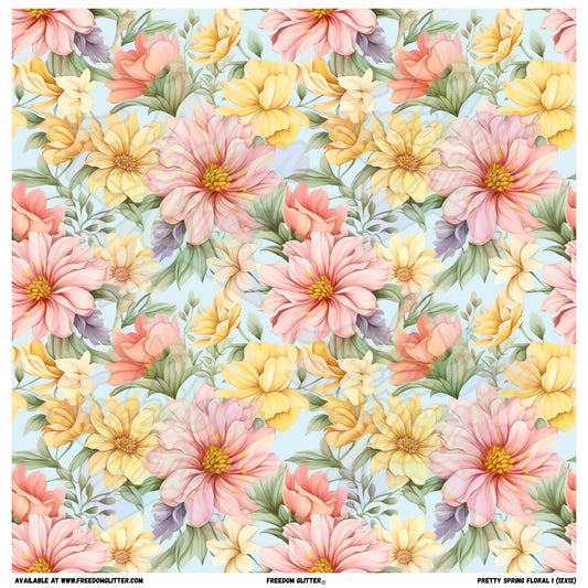 Pretty Spring Floral 1 (Printed Vinyl)