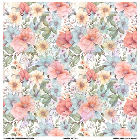 Pretty Spring Floral 2 (Printed Vinyl)