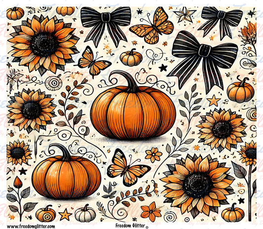Pumpkins & Bows 4 (Printed Vinyl)