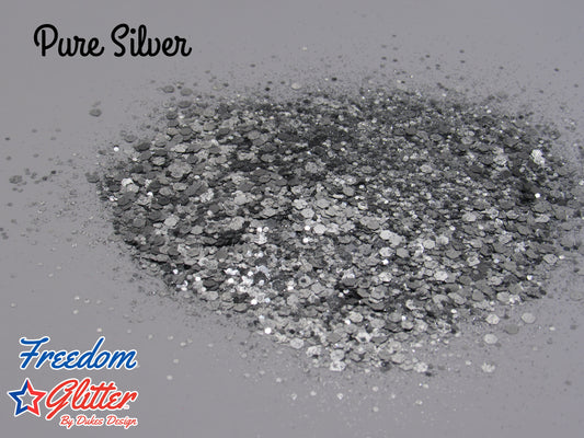 Pure Silver (Metallic Glitter)