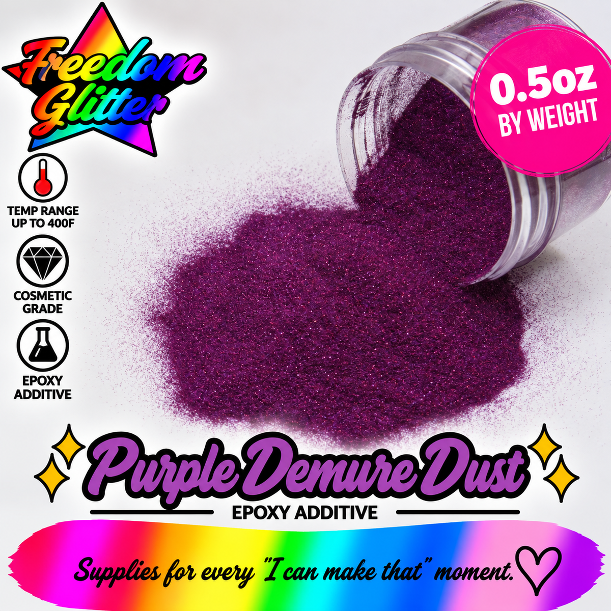 Purple Demure Dust (Epoxy Additive)