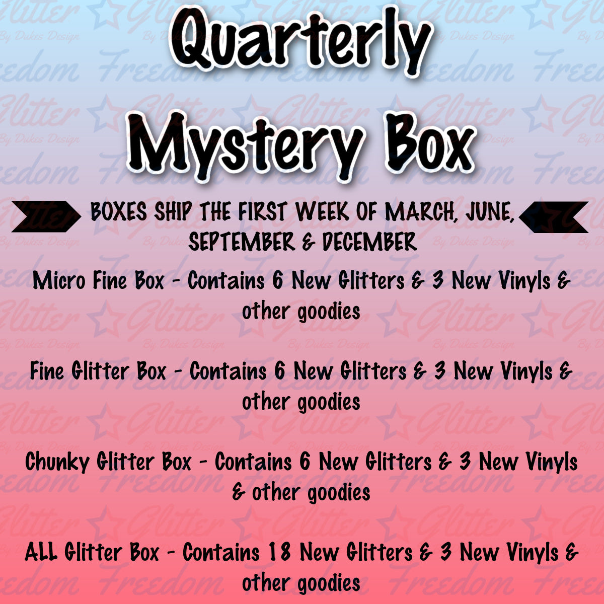 Quarterly Mystery Box