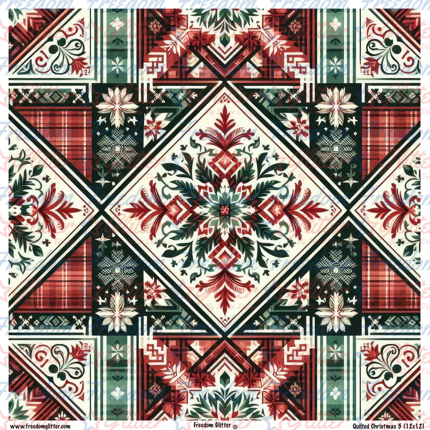 Quilted Christmas 5 (Printed Vinyl)