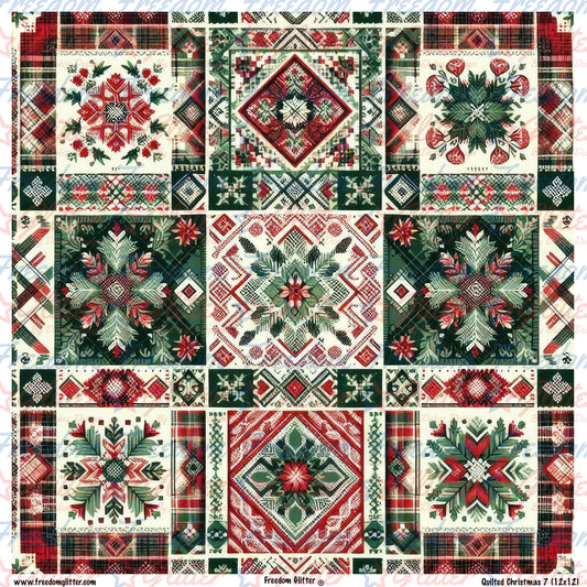 Quilted Christmas 7 (Printed Vinyl)