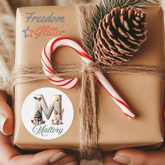 Customized Christmas Gift Tags - Reindeer
