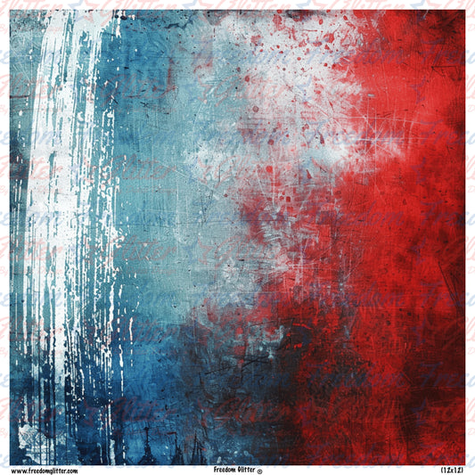 RWB Grunge 1 (Printed Vinyl)