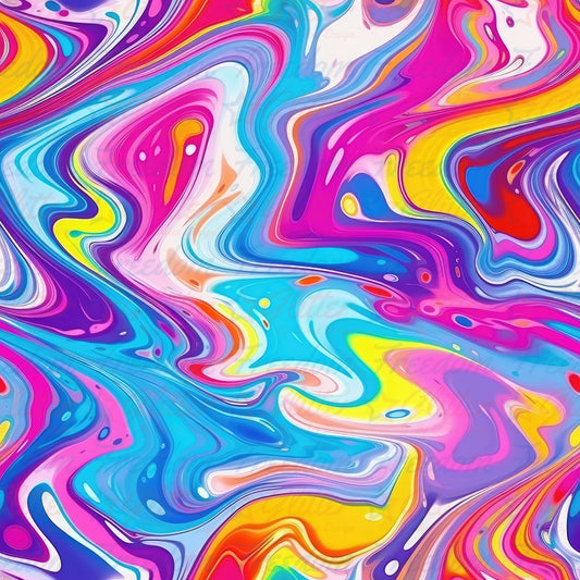 Rainbow Abstract 12 (Printed Vinyl)