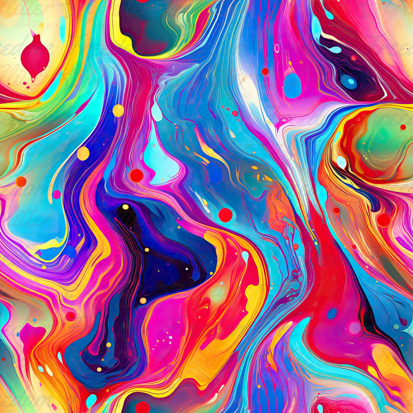 Rainbow Abstract 6 (Printed Vinyl)