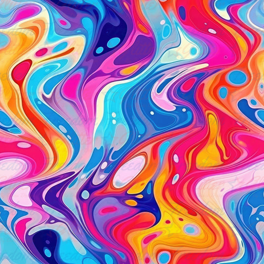 Rainbow Abstract 8 (Printed Vinyl)