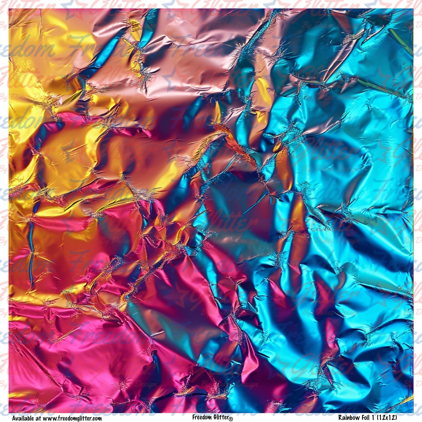 Rainbow Foil 1 (Printed Vinyl)