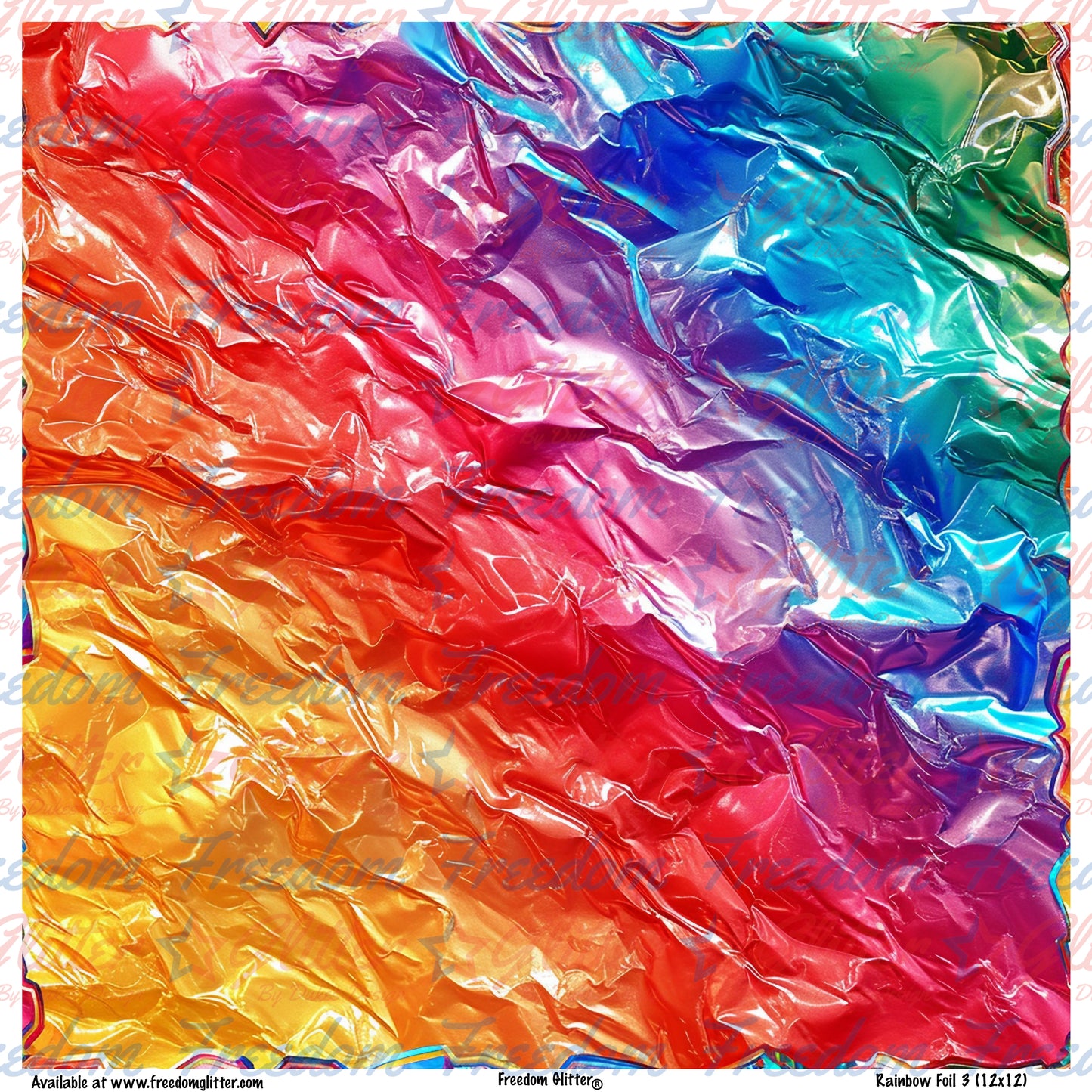 Rainbow Foil 3 (Printed Vinyl)