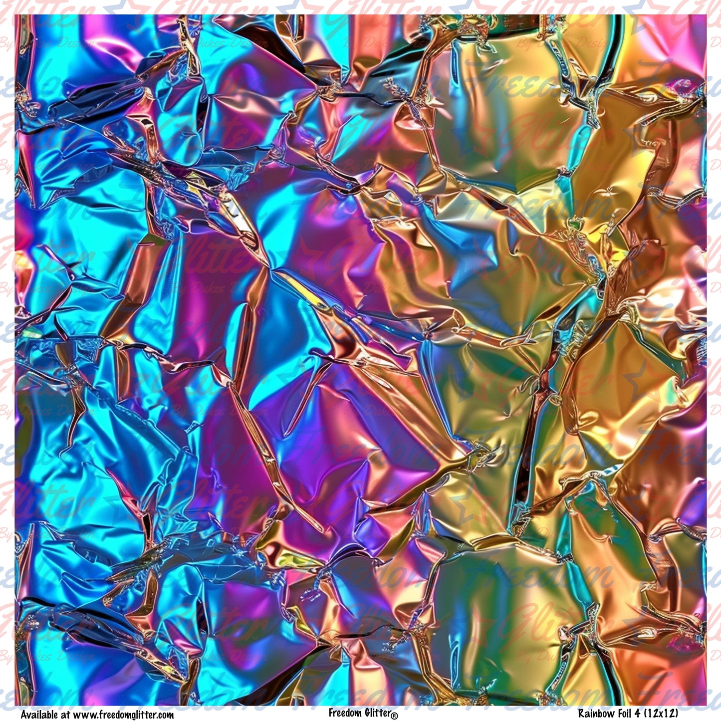 Rainbow Foil 4 (Printed Vinyl)