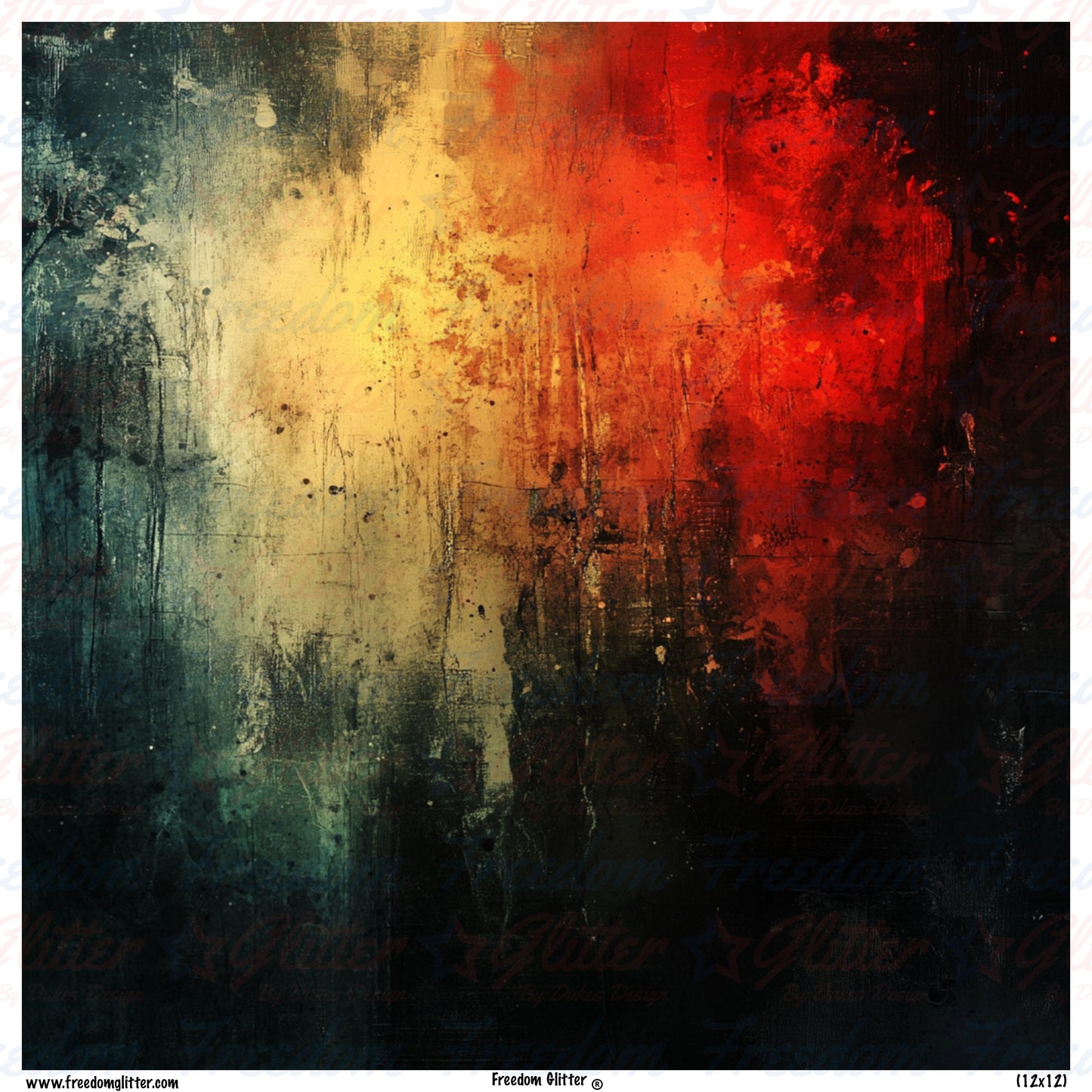 Rainbow Grunge 8 (Printed Vinyl)