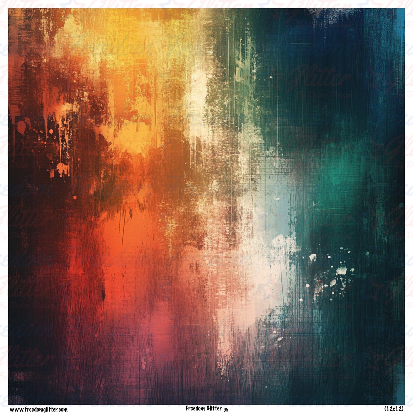 Rainbow Grunge 9 (Printed Vinyl)