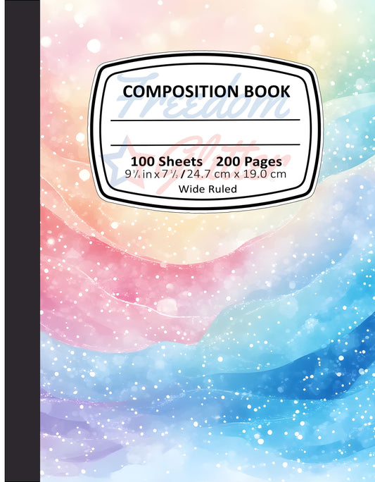 Rainbow Pastel 1 Notebook Cover